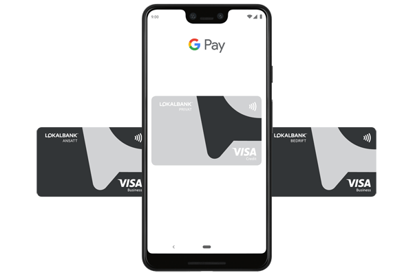Våre kort i Google Pay