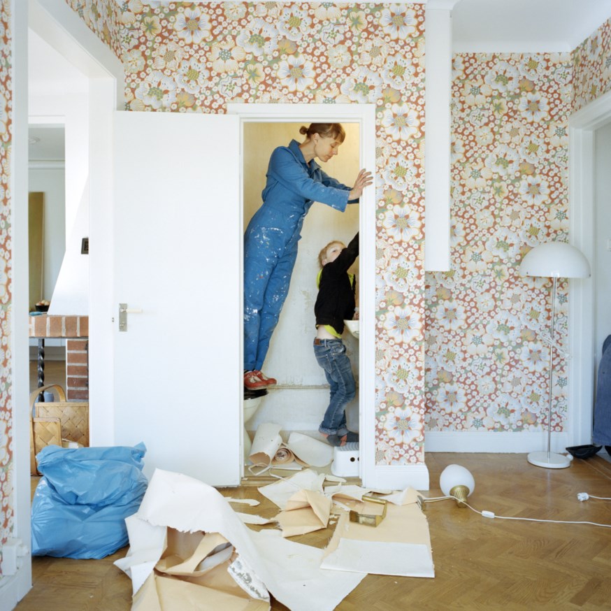 men maler hus